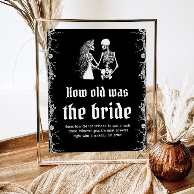 Gothic Halloween hur gammalt var Bride Game? Poster (Skapare uppladdad)