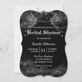 Gothic Halloween Inbjudningskort för möhippan