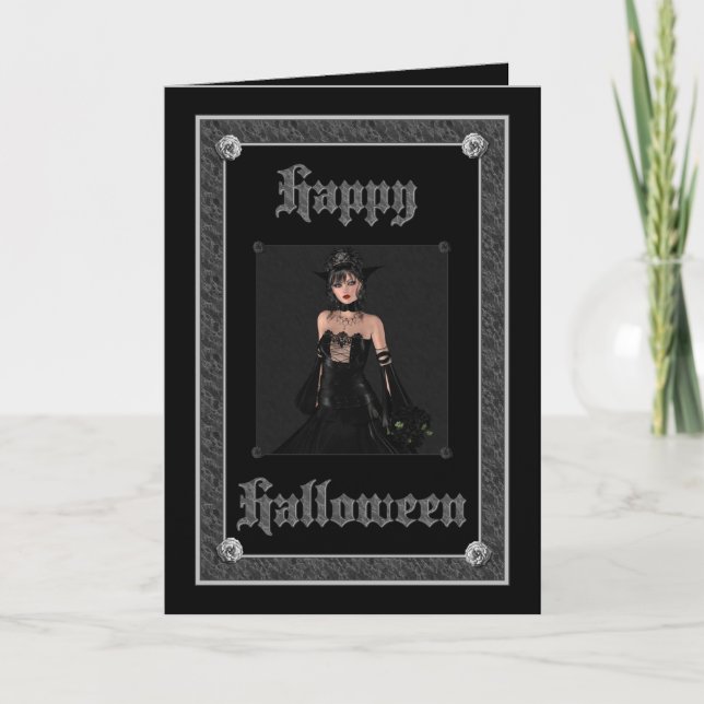 Gothic Halloween Kort (Framsida)