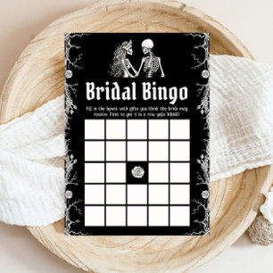 Gothic Halloween Möhippa Möhippa Bingo Game Inbjudningar