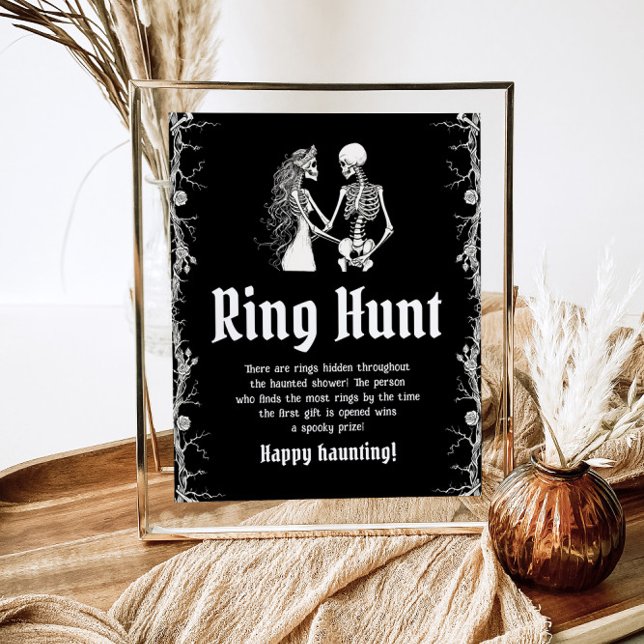 Gothic Halloween Möhippa Ring Hunt Game Poster (Skapare uppladdad)