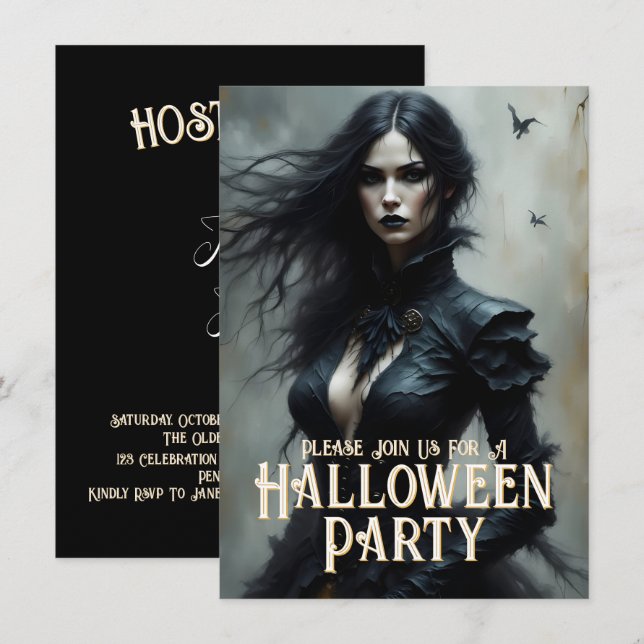Gothic Halloween Night of Mystoppibjudande (Fram/baksida)