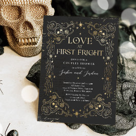 Gothic Halloween Par Shower Förlovning Inbjudningar