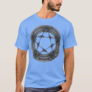 Gothic Halloween Pentagram Happy halloween T Shirt