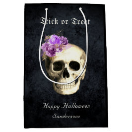 Gothic Halloween Skull Lila Ro Personlig