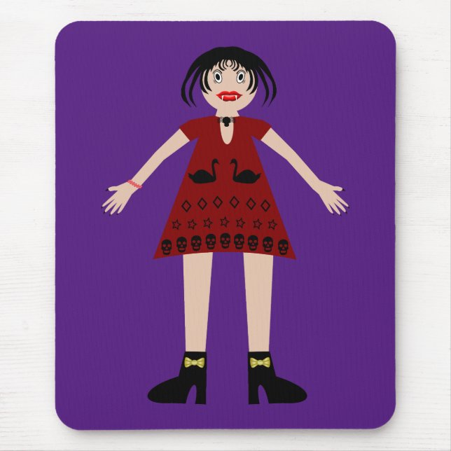 Gothic Halloween Vampire Dam Musmatta (Framsidan)