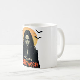 Gothic Halloween Witch Kaffemugg