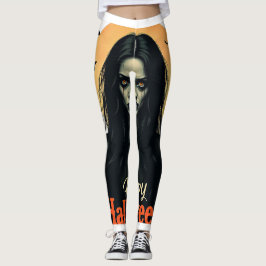Gothic Halloween Witch Leggings