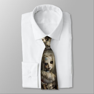Gothic Haunted Doll Halloween Manar 80-talets fasa Slips