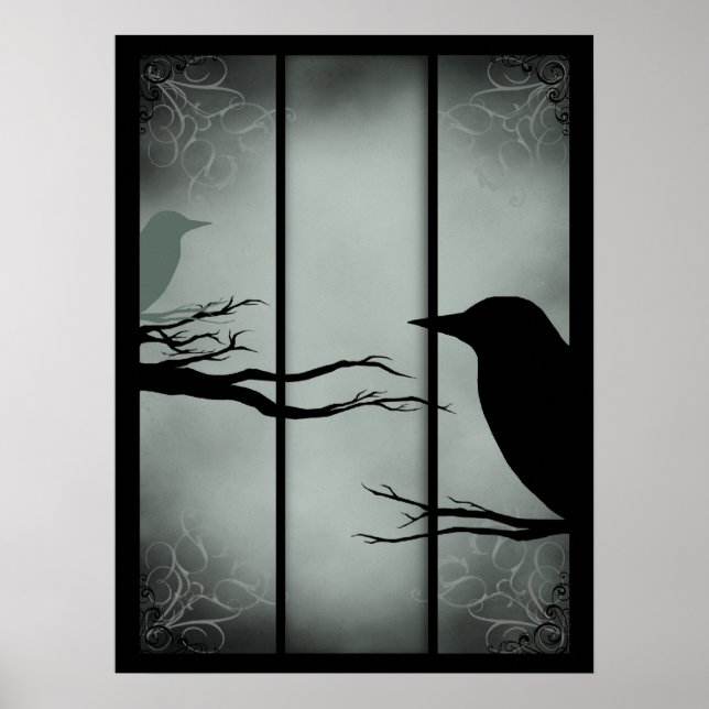 Gothic Haunted Forest Poster (Framsidan)