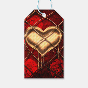 Gothic Heart-Anpassningsbarna Presentetikett