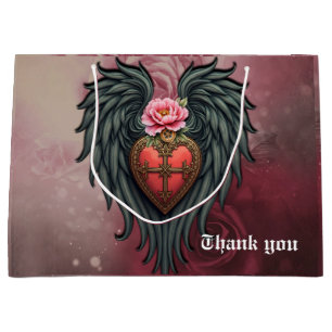 Gothic Heart med Bloom och Vingar..