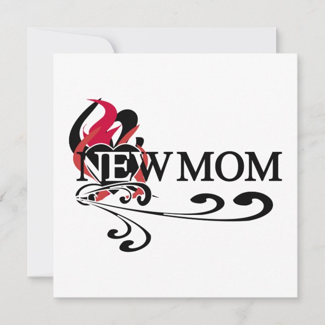 Gothic Heart New mamma T-shirts och presenter (Framsida)