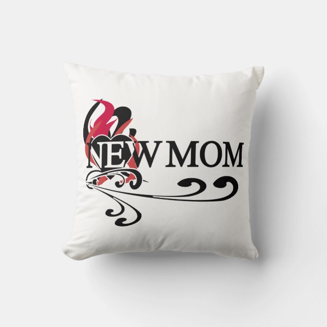 Gothic Heart New mamma T-shirts och presenter Kudde (Framsida)
