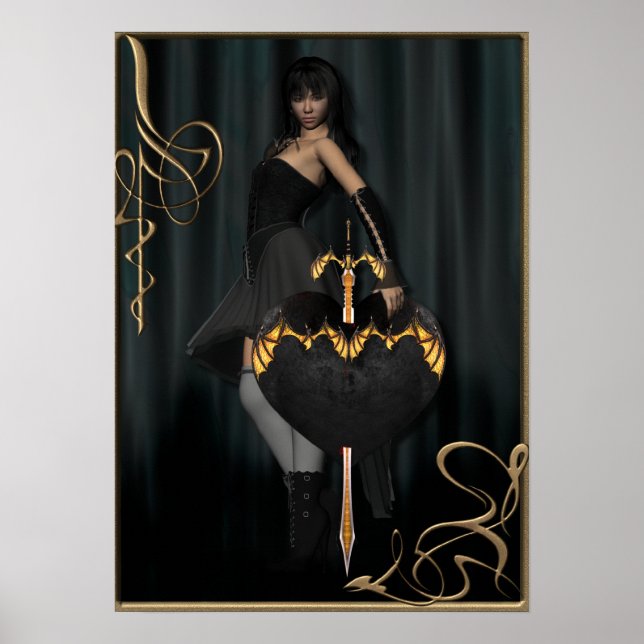 Gothic Heart Poster (Framsidan)