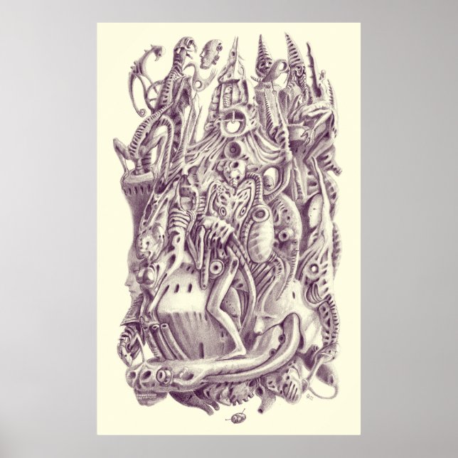 Gothic himmel kyrka poster (Framsidan)
