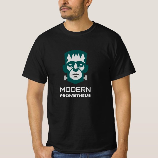 Gothic Horror Monster Dark Fantasy T Shirt (Framsida)