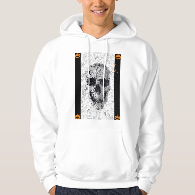 Gothic Horror Skull Sweatshirtss Hoodie (Framsida)