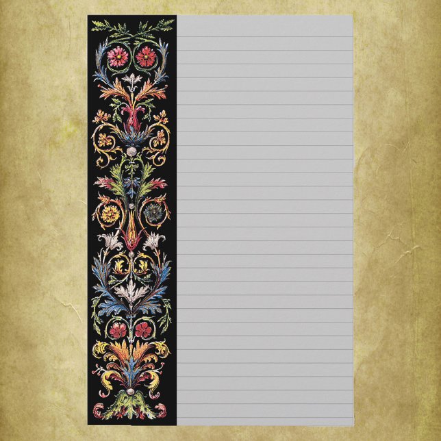 Gothic Illuminated Art Stationery-Led Brevpapper (Skapare uppladdad)