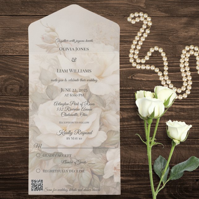 Gothic Ivory Ro Silhouette QR-kod (Skapare uppladdad)