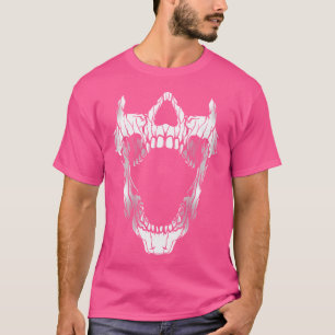 Gothic Jawbone Gothic Skull Head Art Emo Punk Oral T Shirt