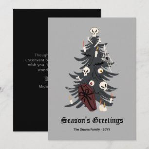 Gothic Julgran Helgdag Card Julkort