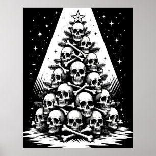 Gothic Julgran V Poster