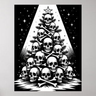 Gothic Julgran V Poster