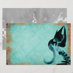 Gothic junk journal papper