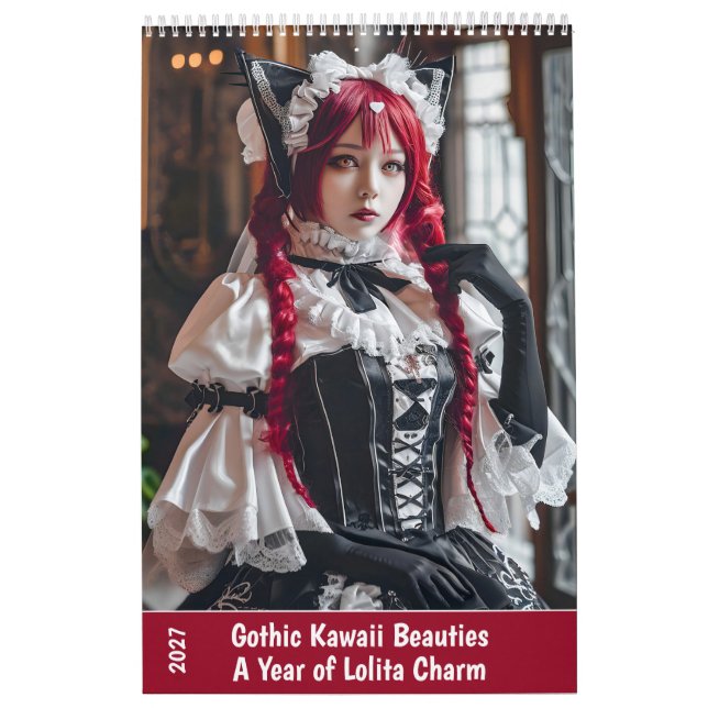 Gothic Kawaii Skönheter – Ett år av Lolita charm Kalender (Omslag)