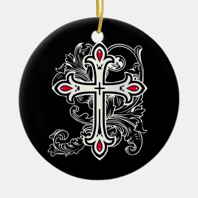 Gothic kor julgransprydnad keramik (Framsidan)