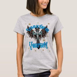 Gothic Kor med Vingar förvandla din själ T Shirt