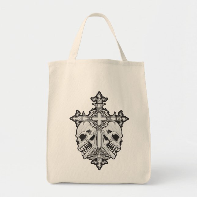 Gothic Kor och Döskallar Tygkasse (Framsidan)