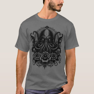 gothic kraken t shirt