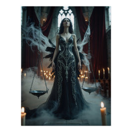 Gothic Libra – Justice in Balance Perfect Poster
