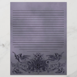 Gothic Light Lila Dragon Alchemy Spell Page