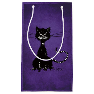 Gothic Lila Ragged Evil Black Cat