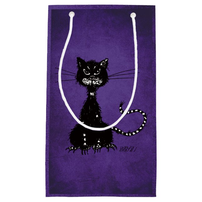 Gothic Lila Ragged Evil Black Cat (Framsidan)
