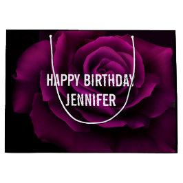 Gothic Lila-Röd ros Flower Birthday