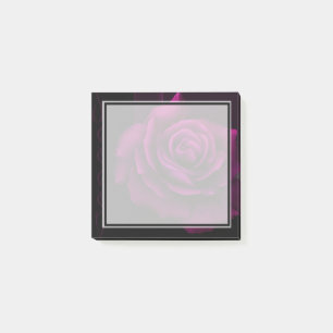 Gothic Lila-Röd ros Flower Post-it Block