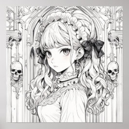 Gothic Lolita-färgning poster