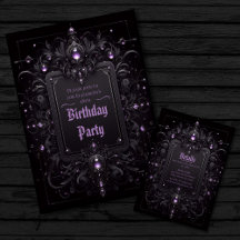 Gothic Lux Lila och Black Birthday
