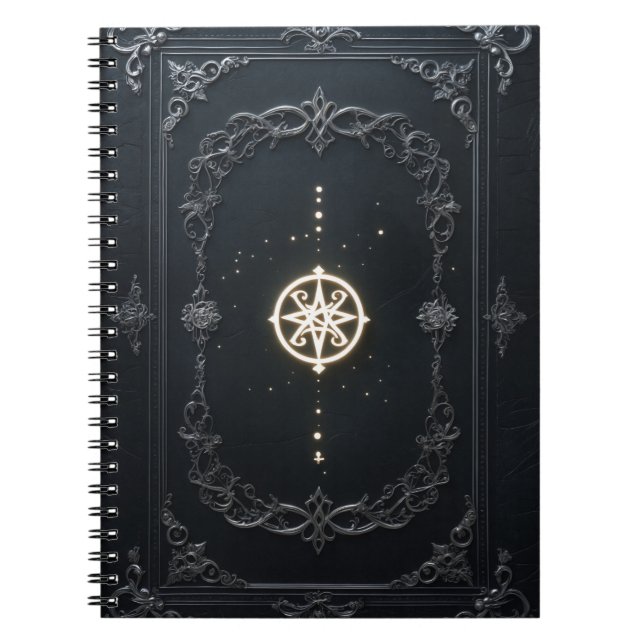 Gothic Magic Notebook, Dark Aesthetic Journal Anteckningsbok (Framsidan)