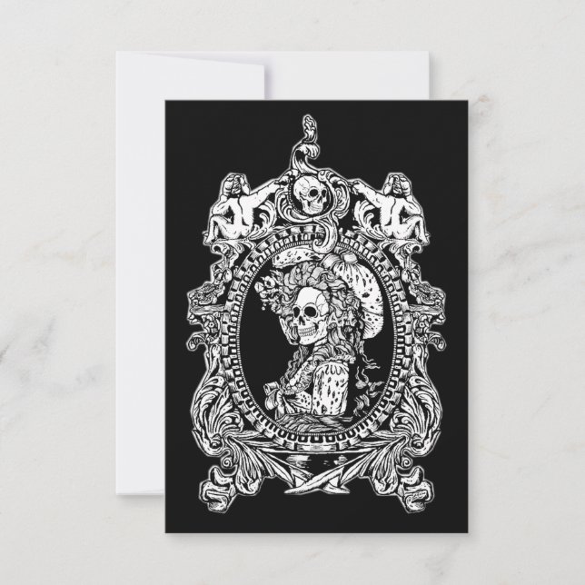 Gothic Maiden Tack Kort (Framsida)