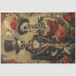 Gothic Make Makfe Skeleton Decoupage