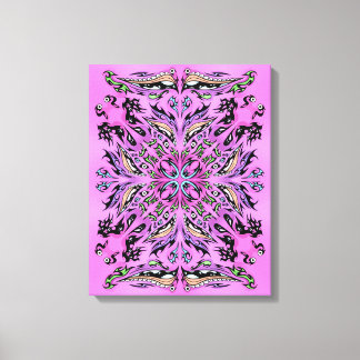 Gothic Mandala Stretched Kanvastryck