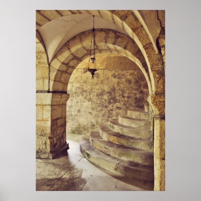 Gothic medeltida kyrka poster (Framsidan)