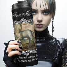 Gothic Medieval Unicorn Personlig Classic Art