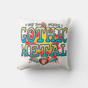 Gothic Metall Soul Cushion Kudde