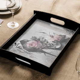 Gothic Mode Stiletto Heel med Mauve Rosa ros